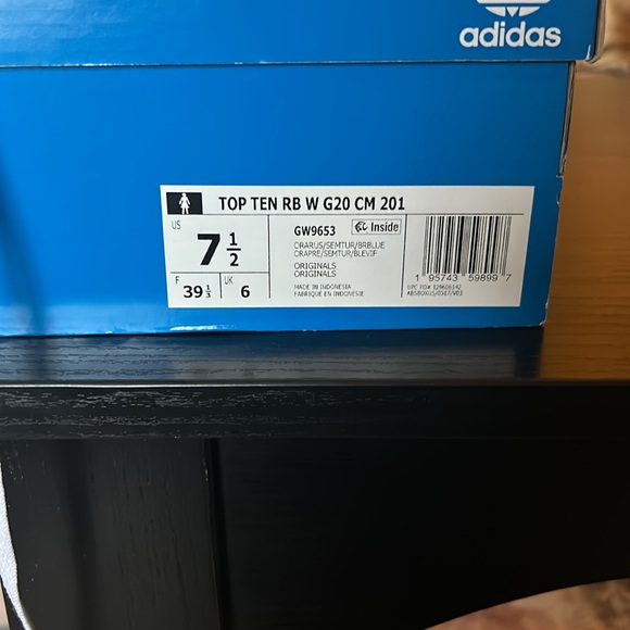 Adidas Top Ten RB W G20 CM 201 like new condition - Picture 7 of 7